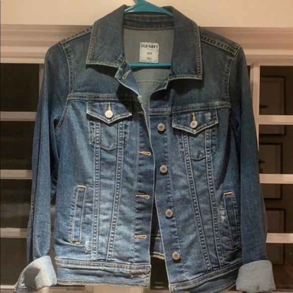 Denim Jean Jacket- S - Old Navy - barely worn - Picture 1 of 4